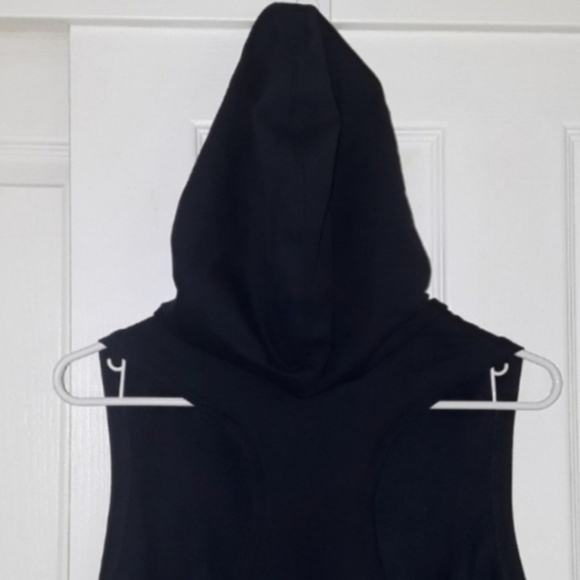 Victoria's Secret Sport Sleeveless Tunic Hoodie Navy Blue Size Medium - Picture 6 of 7